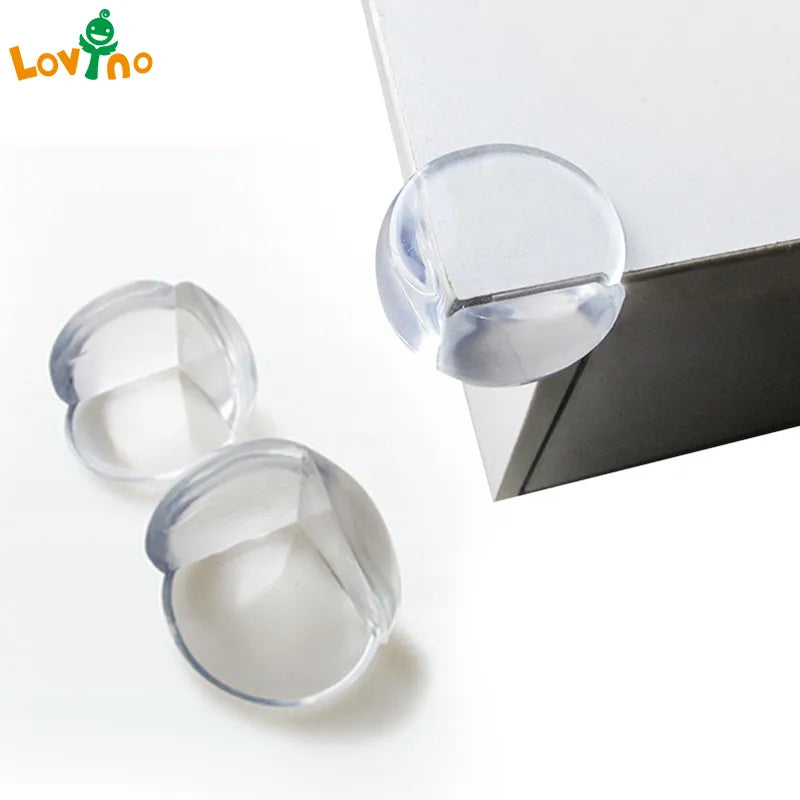 BlackPluss - 4Pcs Child Baby Safety Silicone Protector Table Corner Edge Protection.