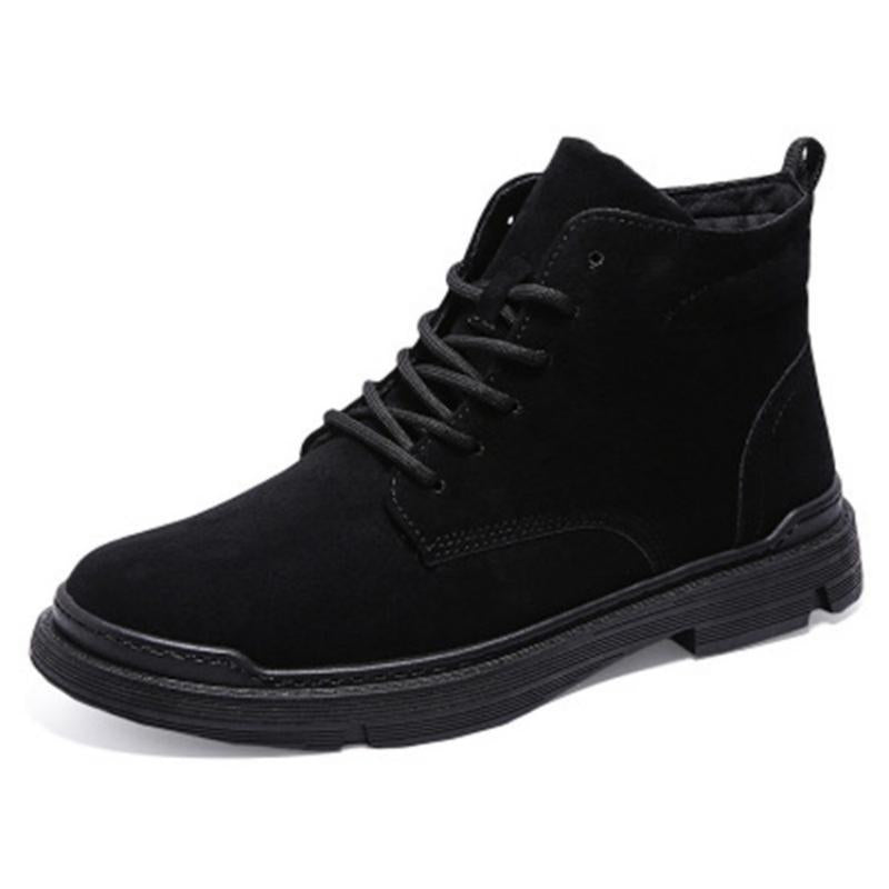 BlackPluss - Men's S High top men's shoes work clothes boots Fashionable