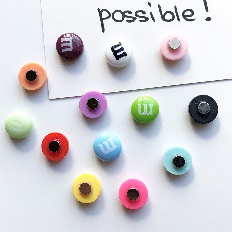 BlackPluss - Colorful Candy Fridge Magnets Photo Wall Souvenir