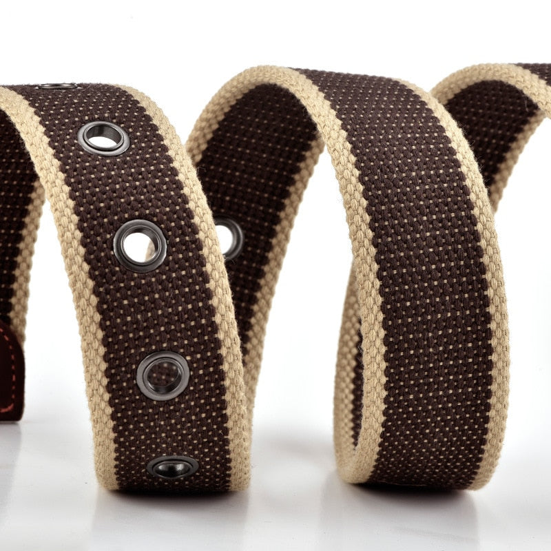 BlackPluss - Men's Canvas Belt Outdoor Tactical Belt High-Quality Canvas.