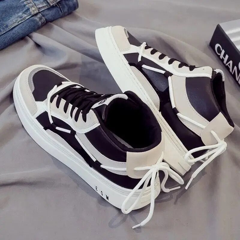 BlackPluss| Men Outdoor Casual Sports Shoes for Male High Top Comfortable Classic