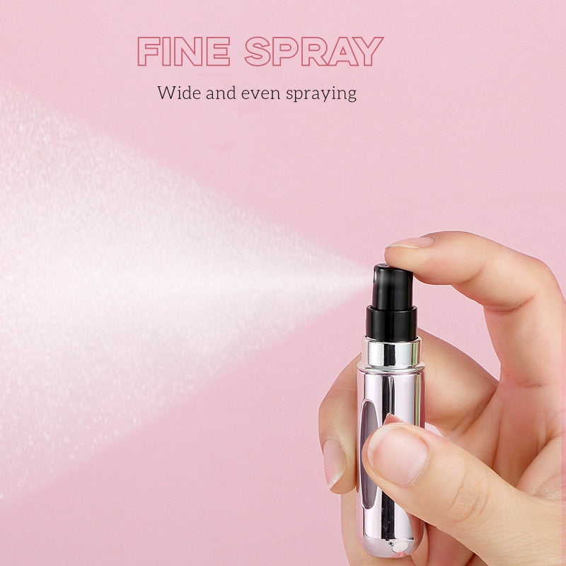 BlackPluss - 5ml Perfume Refill Bottle Portable Mini Refillable Spray Jar.
