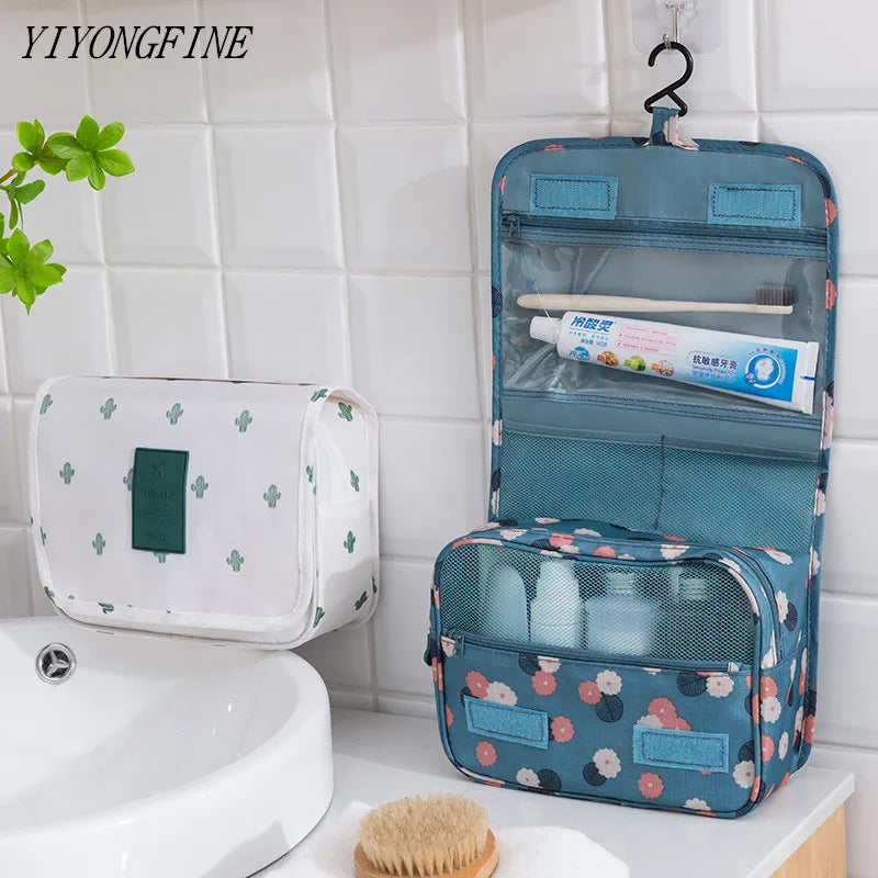 BlackPluss - Hook Cosmetic Bag Women Makeup Bag High Capacity Toiletries Storage