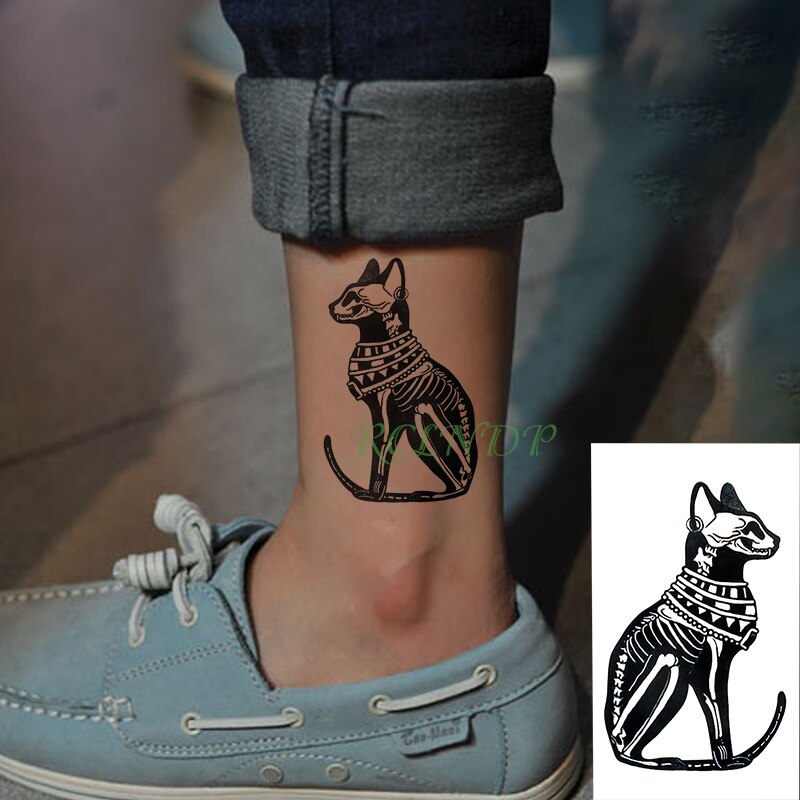 BlackPluss - Waterproof Temporary Tattoo Sticker Ancient Egypt Scarab Fake Tatto.