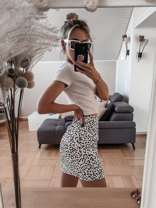 BlackPluss - A Short Skirt Women's Spring New Korean Slim Skirt Joker High Waist Hip Skirt Tide