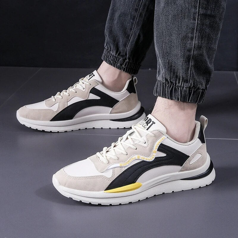 BlackPluss| Men Sneakers Mesh Breathable Man White Running Tennis Shoes