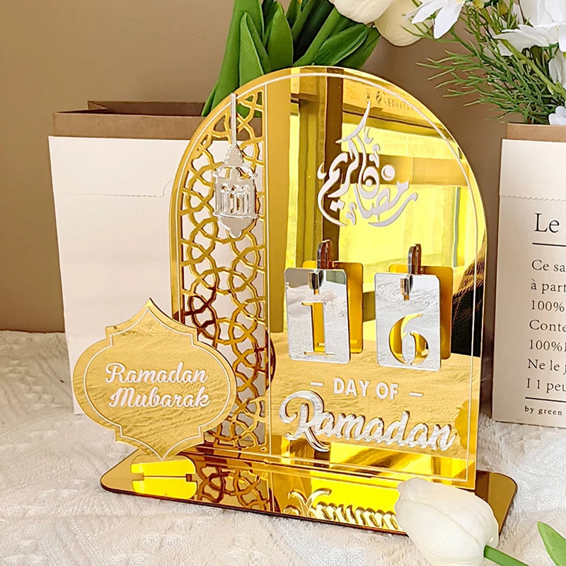 BlackPluss - Acrylic Ramadan Countdown Calendar Gifts Day