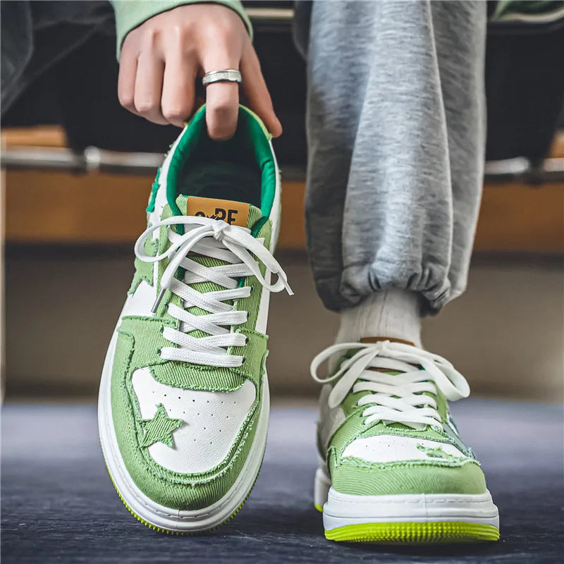 BlackPluss - Men Sneakers Vulcanized Shoes Versatile Star Design