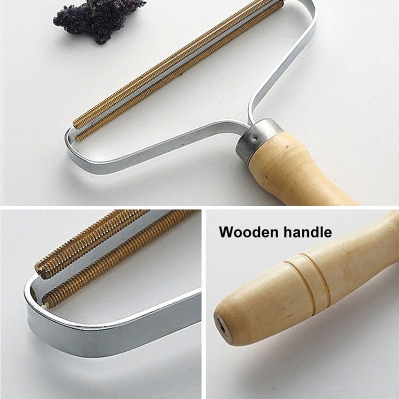 BlackPluss - Pet Hair Remover Portable Manual Scraper Lint Cleaner Sticky Brush.