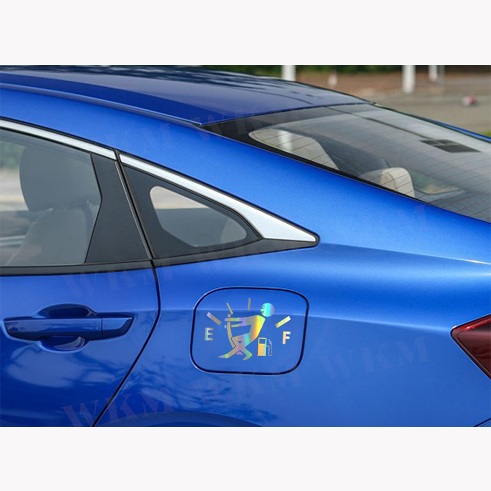 BlackPluss - Funny Auto Stickers Pull Fuel Pointer Reflective Decal Car Styling.