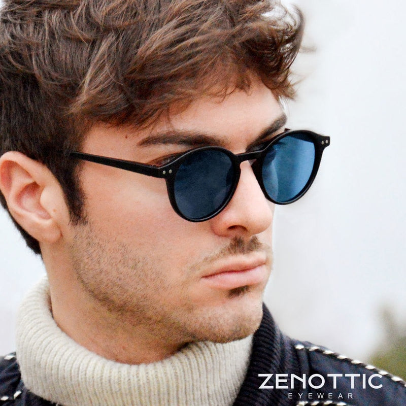 BlackPluss - Polarized Sunglasses Vintage Small Round Frame