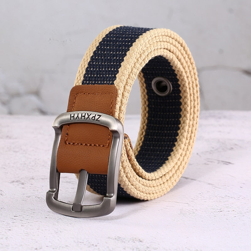 BlackPluss - Men's Canvas Belt Outdoor Tactical Belt High-Quality Canvas.