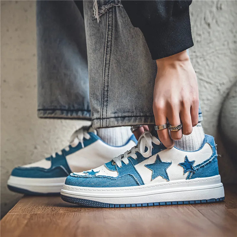 BlackPluss - Men Sneakers Vulcanized Shoes Versatile Star Design