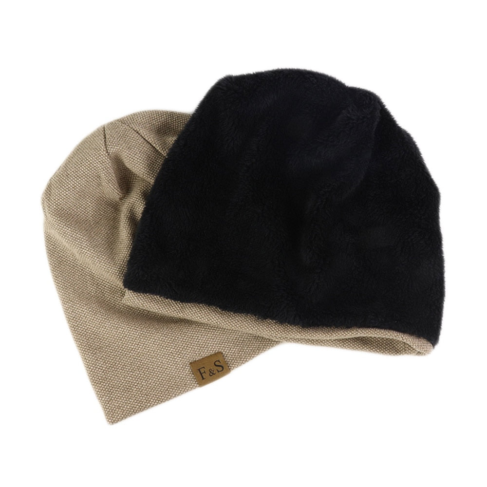 BlackPluss - مجموعة MOHSEN - قبعة شتوية من Beanies Skullies دافئة على شكل حرف Bone.