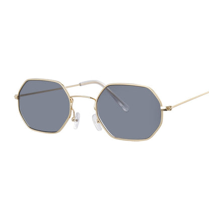 BlackPluss - Small Frame Square Sunglasses Woman Brand Designer Metal.