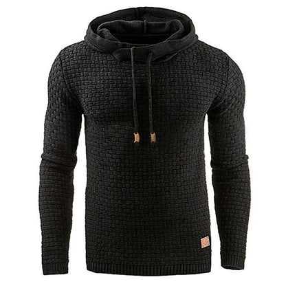 BlackPluss - New Hoodies Men Brand Male Plaid Hooded Sweatshirt Mens Hoodie