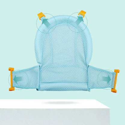 BlackPluss - Baby Bath Seat Support Mat Foldable Baby Bath Tub Pad & Chair Newborn.