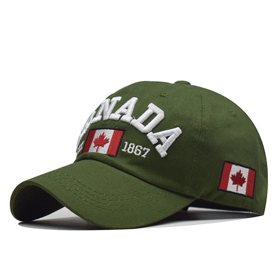 BlackPluss - MOHSEN Collection - I love canada New Washed Cotton Baseball Cap.