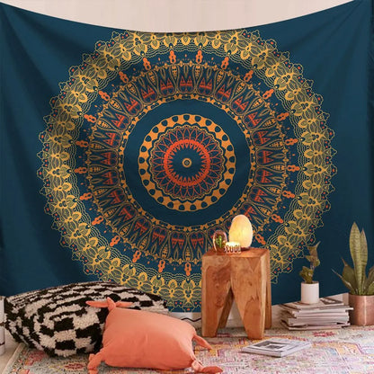 BlackPluss - Mandala Tapestry Wall Hanging Sandy Beach Throw Rug Blanket