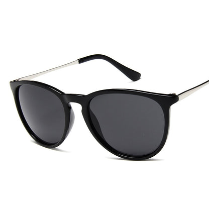 BlackPluss - Cat Eye Round Sunglasses Woman Retro Shades Classic.