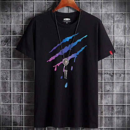 BlackPluss - T-shirt for Men Clothing Fashion Summer Graphic Vintage