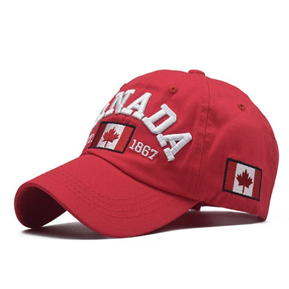 BlackPluss - MOHSEN Collection - I love canada New Washed Cotton Baseball Cap.