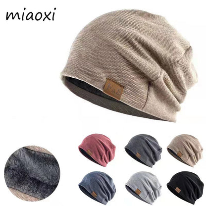 BlackPluss - مجموعة MOHSEN - قبعة شتوية من Beanies Skullies دافئة على شكل حرف Bone.