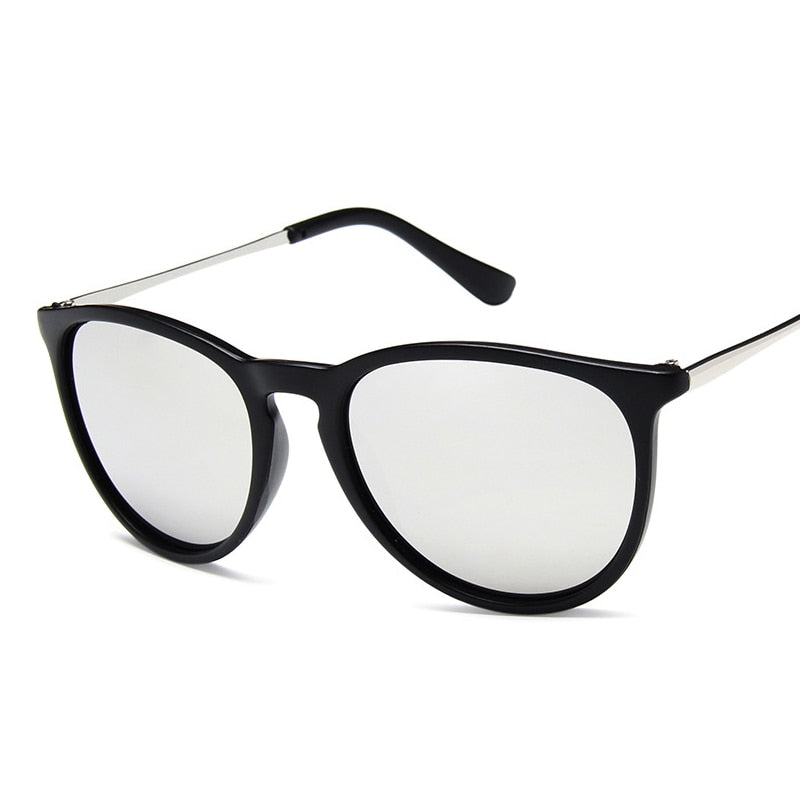 BlackPluss - Cat Eye Round Sunglasses Woman Retro Shades Classic.