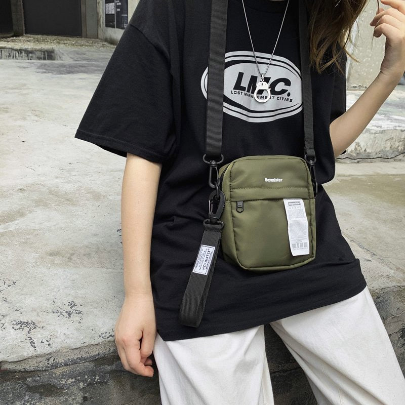 BlackPluss - Mini Handbag Men Bag Casual Travel Pouch Nylon Waterproof.