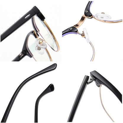 BlackPluss - Semi Rimless Anti Blue Light Blocking Glasses