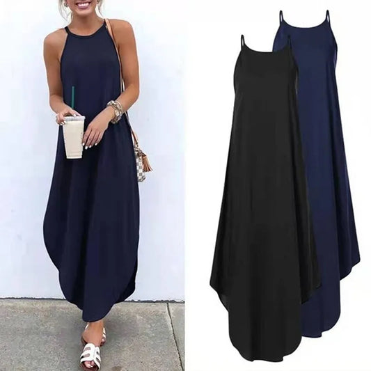 BlackPluss| Women Dress Summer Casual Sleeveless