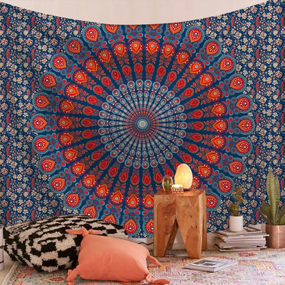 BlackPluss - Mandala Tapestry Wall Hanging Sandy Beach Throw Rug Blanket