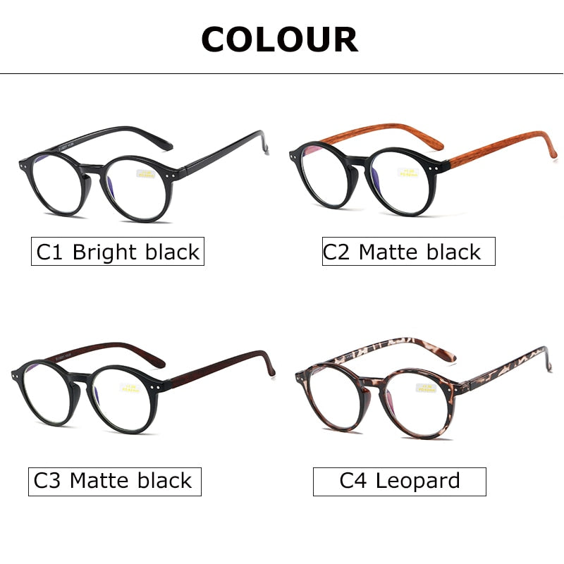 BlackPluss - Anti Blue Light Reading Glasses For Women Men TR90 Flexible Frame UV400