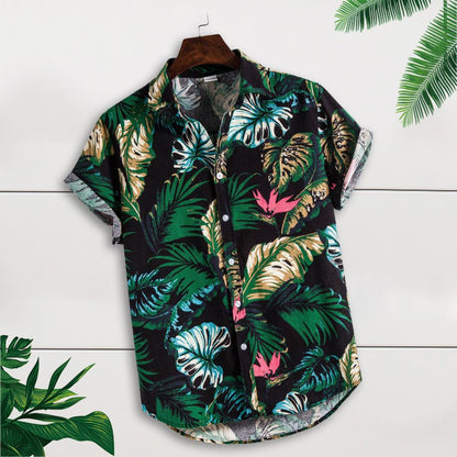 BlackPluss -  Casual Hawaii Holiday Beach Shirt Tee
