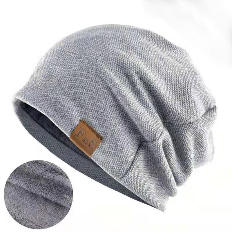 BlackPluss - MOHSEN Collection - Winter Beanies Skullies Warm Fashion Letter Hat Bone.