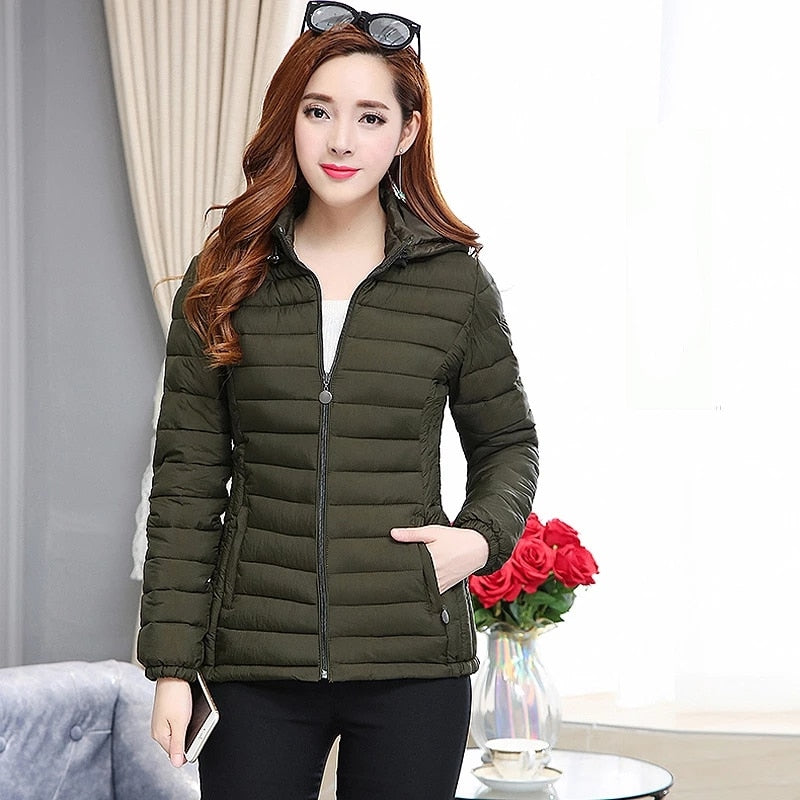 BlackPluss - Fashion Jackets Winter Warm Woman Clothing Casual Parkas