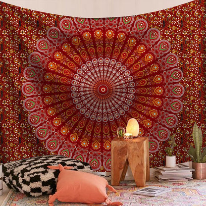 BlackPluss - Mandala Tapestry Wall Hanging Sandy Beach Throw Rug Blanket