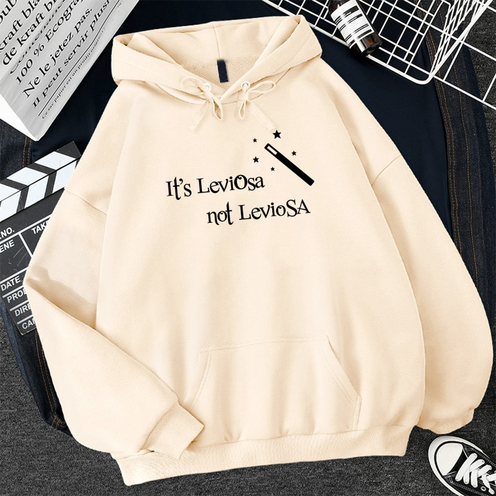 BlackPluss -  It's Leviosa Magic Fleece Casual Hoodies Female Autumn