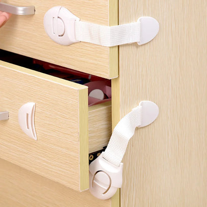 BlackPluss - Child Safety Cabinet Lock Baby Proof Security Protector Drawer Door.