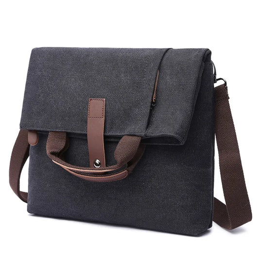 BlackPluss - Men Bag Casual Grey Lightweight Oxford 13.1inch Laptop 9.7 iPad Tablet Crossbody Bag Male Small Messenger Bag Fashion Bagpack