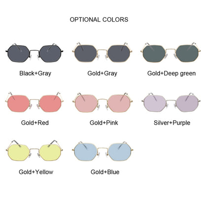 BlackPluss - Small Frame Square Sunglasses Woman Brand Designer Metal.