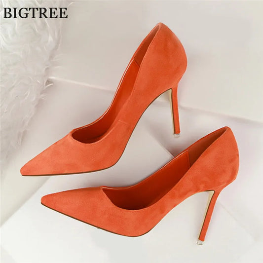 BlackPluss - Woman Concise Office Shoes Fashion Pointed Toe Women Pumps.