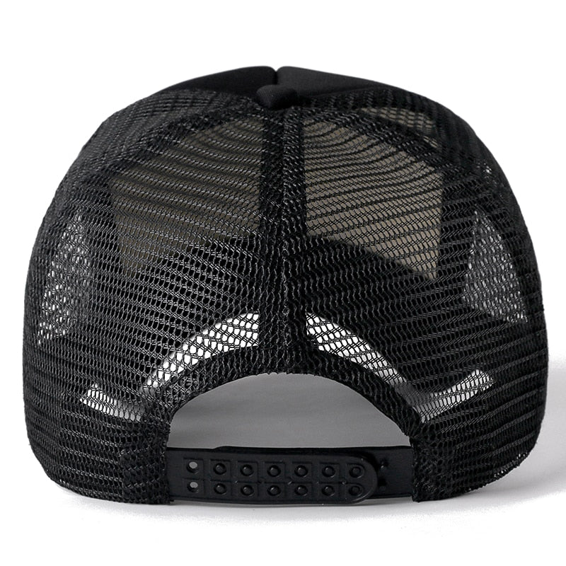 BlackPluss - MOHSEN Collection - Unisex Cap Casual Plain Mesh Baseball Cap Adjustable Snapback.