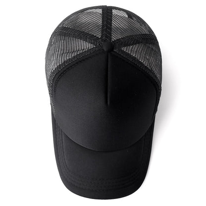 BlackPluss - MOHSEN Collection - Unisex Cap Casual Plain Mesh Baseball Cap Adjustable Snapback.