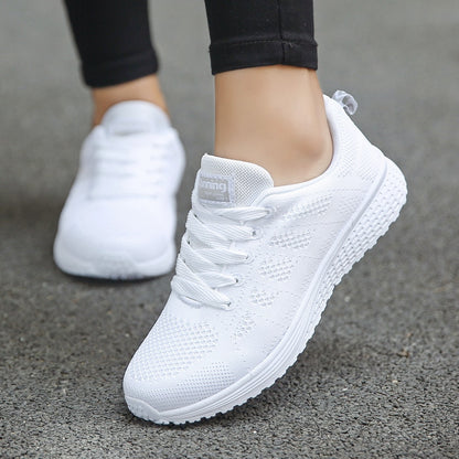 BlackPluss - Casual Shoes Fashion Breathable Walking Mesh Flat Shoes.