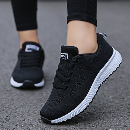 BlackPluss - Casual Shoes Fashion Breathable Walking Mesh Flat Shoes.