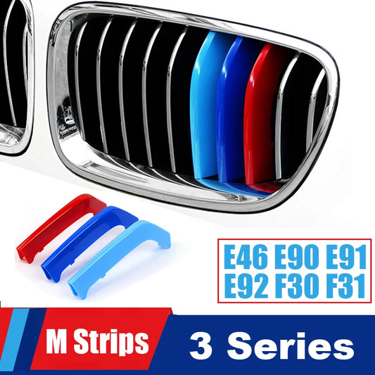 BlackPluss - Nice Grill M Performance Strips For BMW Accessories Grille Stripes Motorsport Stickers