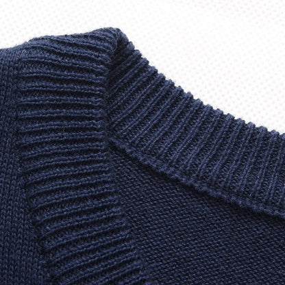 BlackPluss| Casual Men's Sweater O-Neck Striped Slim Fit Knittwear