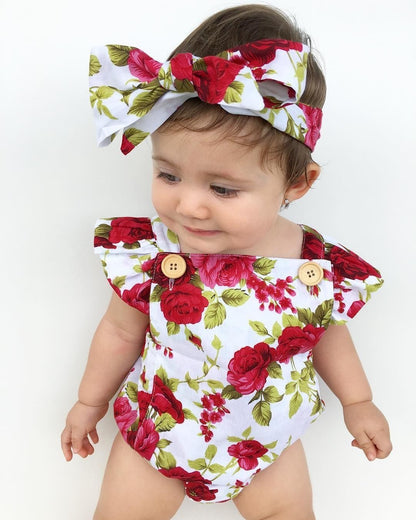 BlackPluss - Romper+Headband 0-24M Age Ifant Toddler Newborn Outfits Set Hot Sale