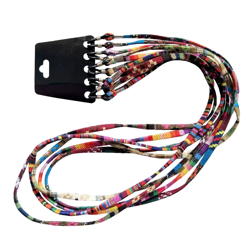 BlackPluss - 5pcs Multicolor Sunglasses Neck Cord Strap Eyeglass.